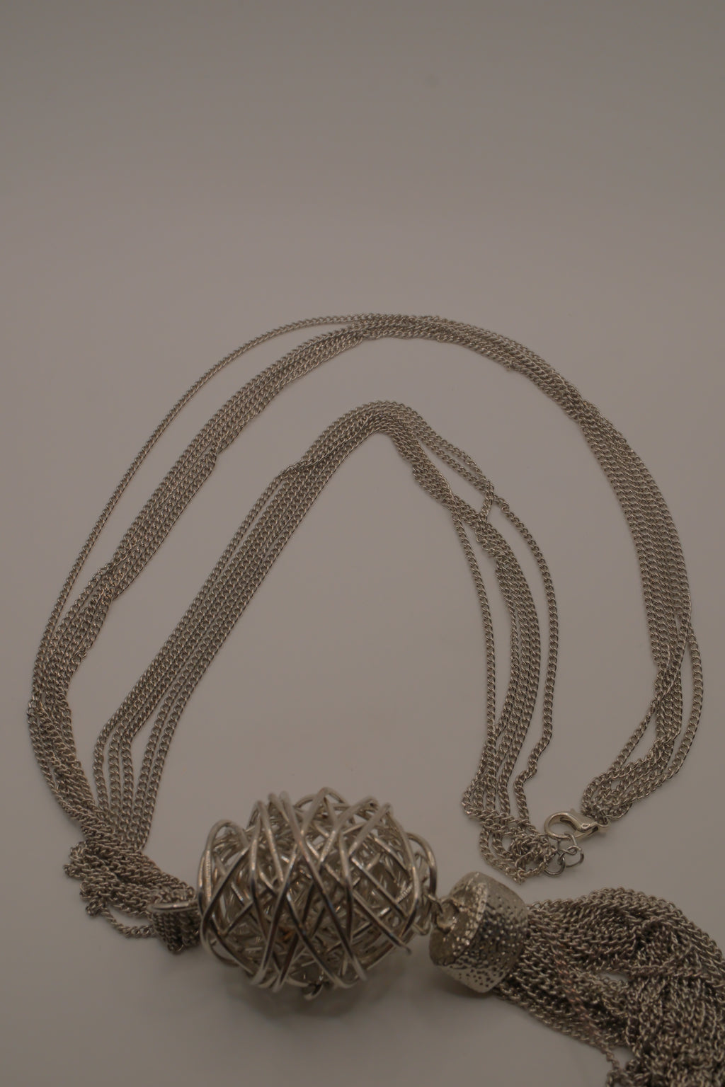 Tapestry Tassel Pendant Necklace