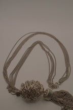 Tapestry Tassel Pendant Necklace