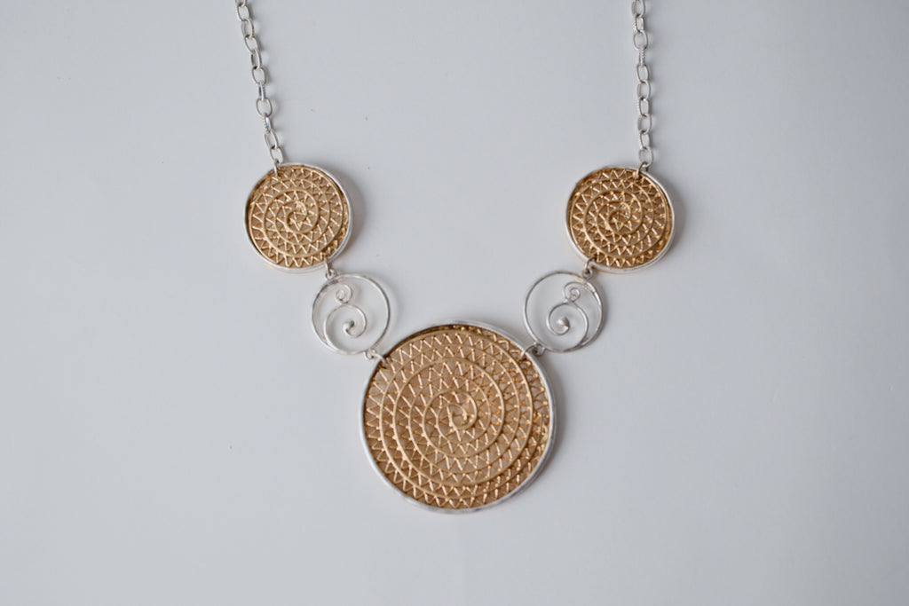 Two Toned Collar Necklace