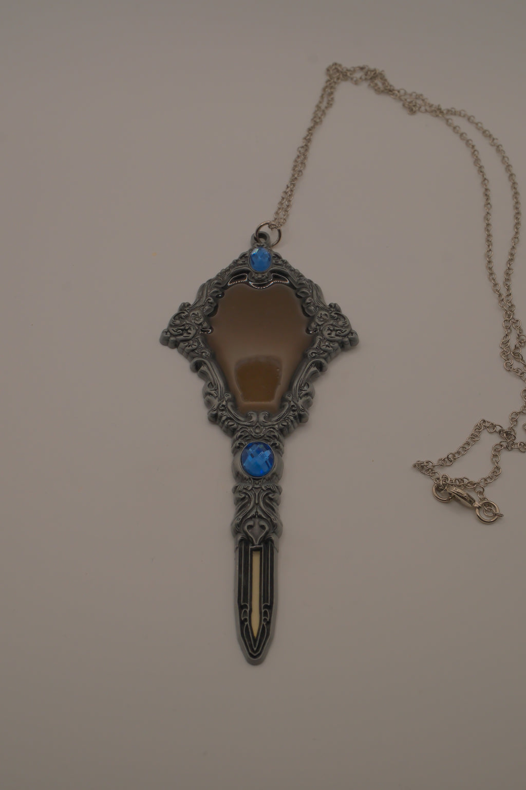 Petals &amp; Poison Lovely Ghosts Vanity Hand Mirror Necklace