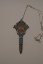 Petals &amp; Poison Lovely Ghosts Vanity Hand Mirror Necklace