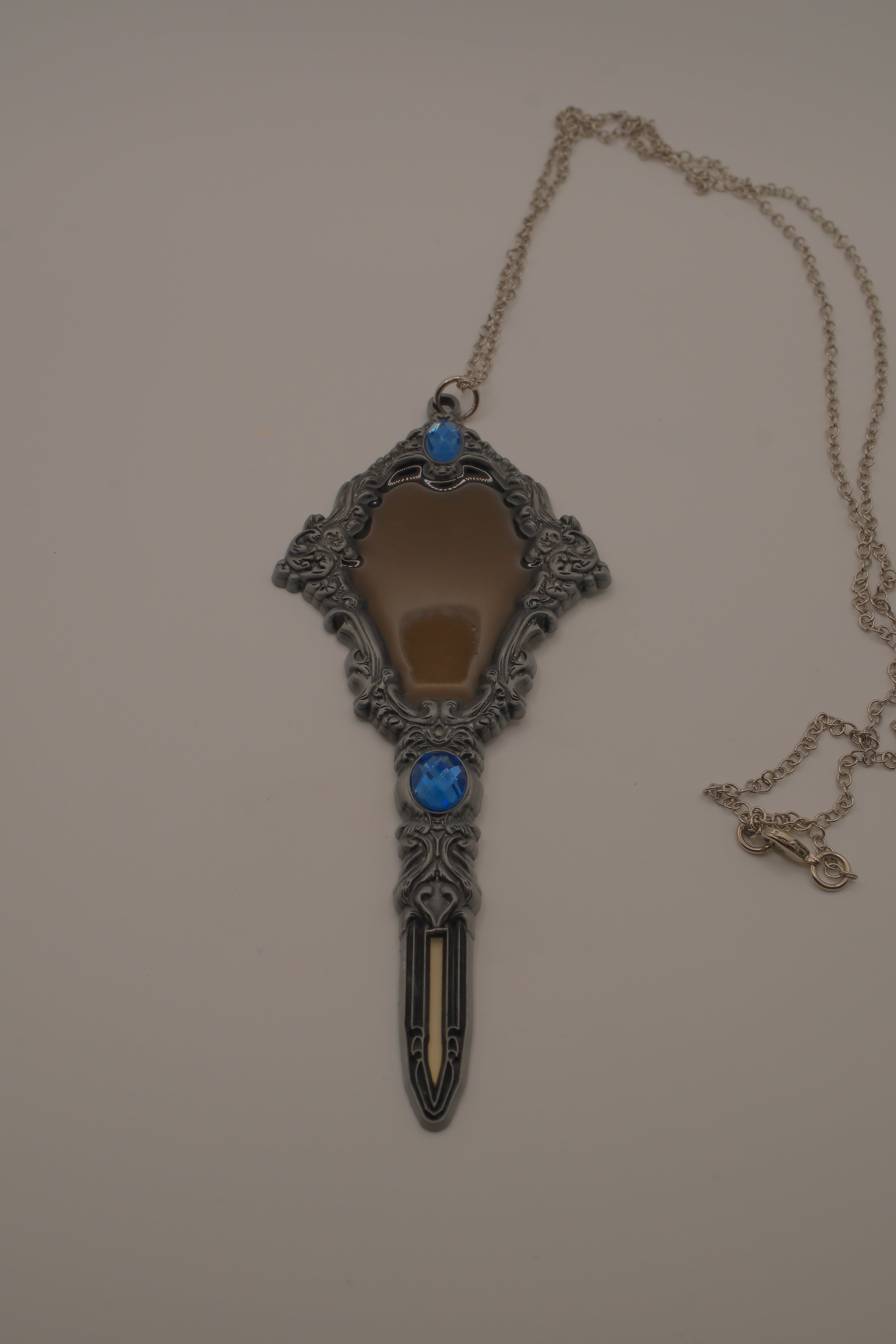 Petals &amp; Poison Lovely Ghosts Vanity Hand Mirror Necklace