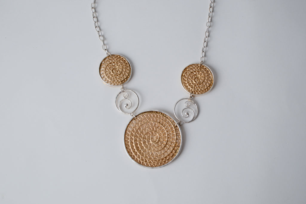 Two Toned Collar Necklace