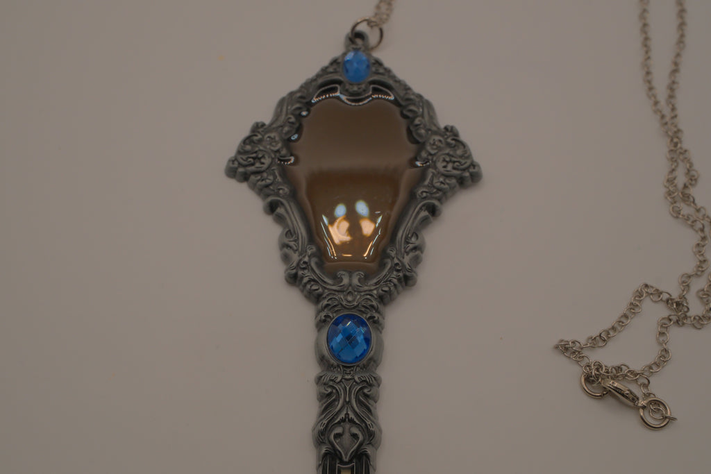 Petals &amp; Poison Lovely Ghosts Vanity Hand Mirror Necklace