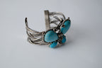 Turquoise and Silver Cuff Bracelet