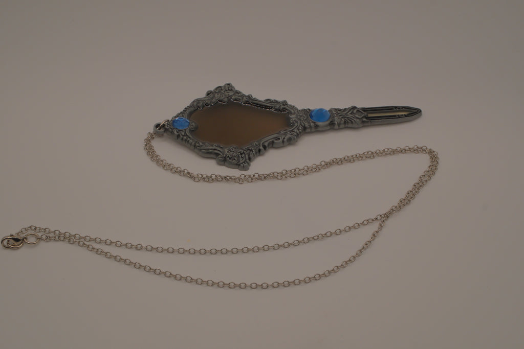Petals &amp; Poison Lovely Ghosts Vanity Hand Mirror Necklace