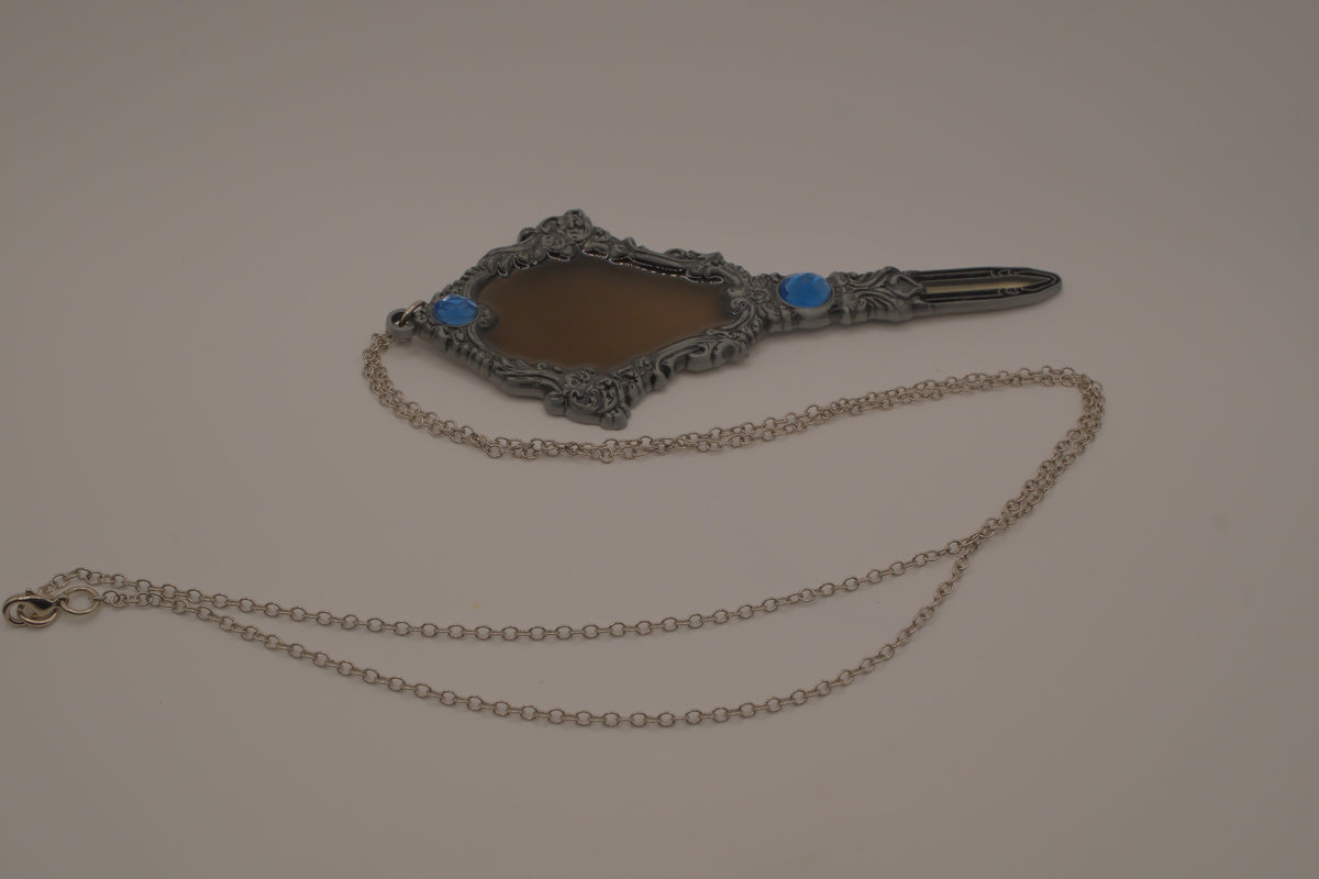 Petals &amp; Poison Lovely Ghosts Vanity Hand Mirror Necklace