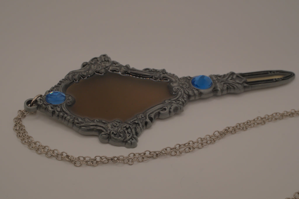 Petals &amp; Poison Lovely Ghosts Vanity Hand Mirror Necklace