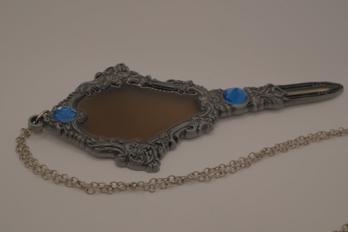 Petals &amp; Poison Lovely Ghosts Vanity Hand Mirror Necklace