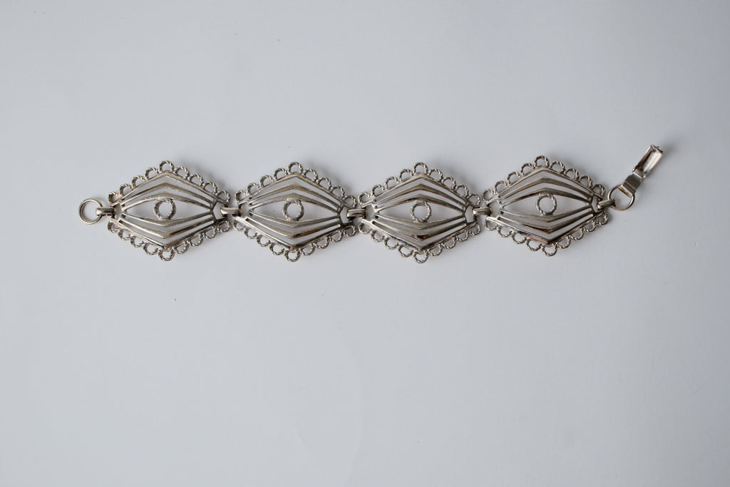 Filigree intricate metalwork bracelet