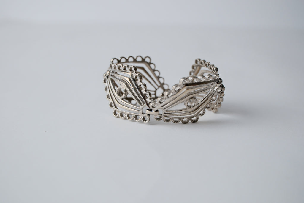 Filigree intricate metalwork bracelet