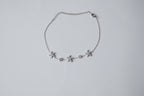 Starfish Rhinestone anklet
