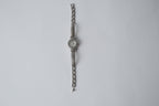 Vintage Aviva Patterned silver tone Watch