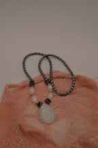 Handmade gemstone statement necklace&nbsp;