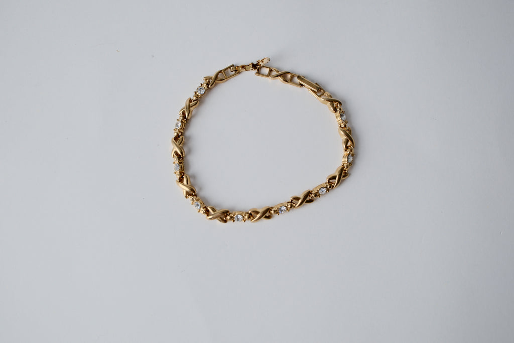Vintage Avon Gold Tennis bracelet