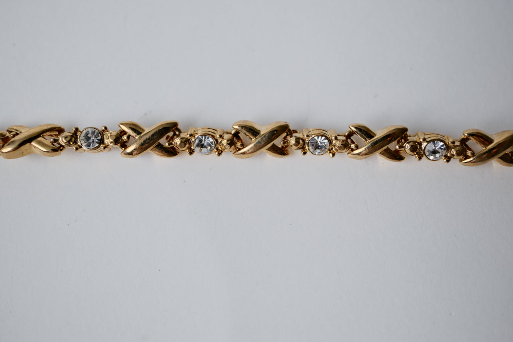 Vintage Avon Gold Tennis bracelet