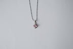 Sterling Silver Dainty Cubic Zirconia necklace