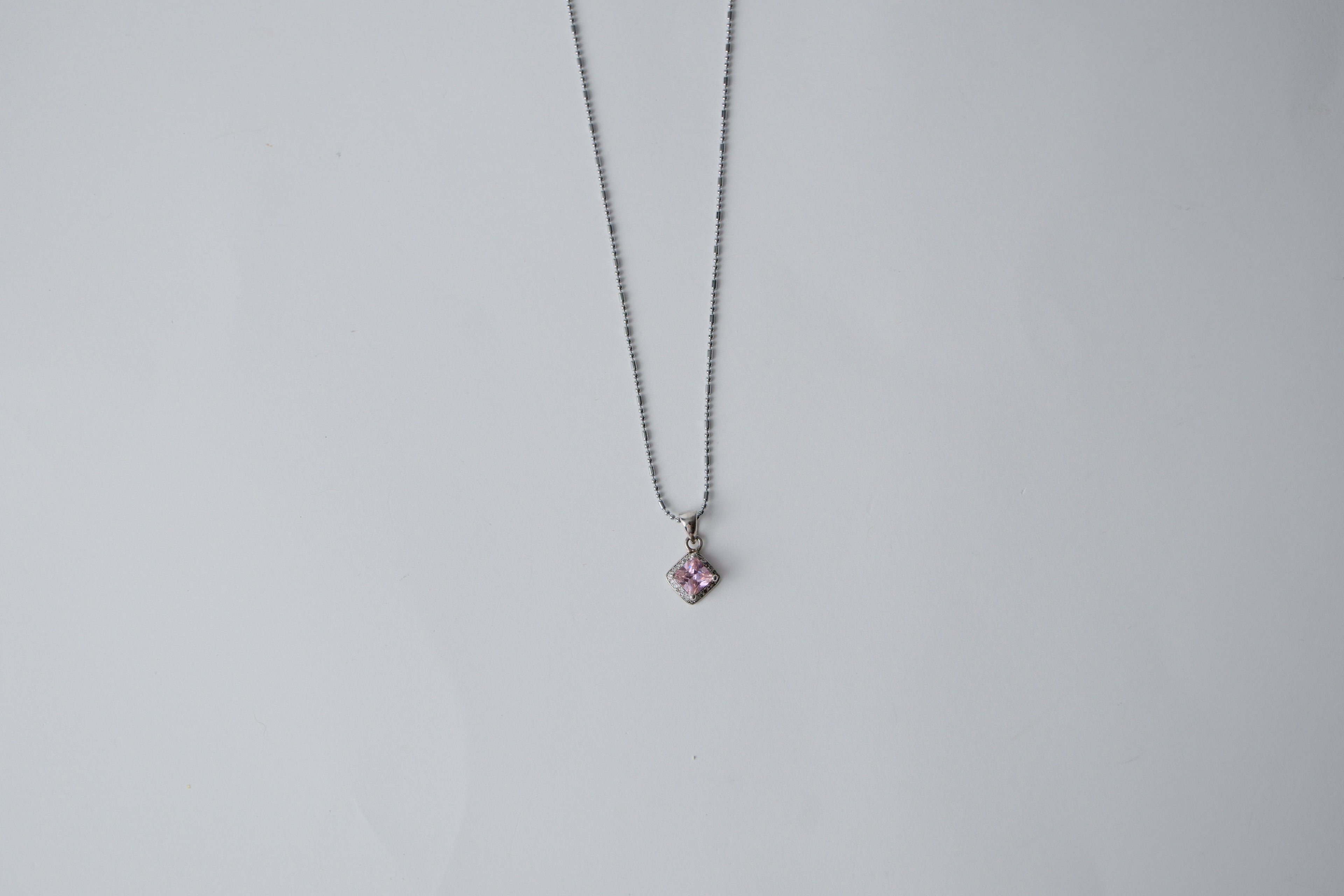 Sterling Silver Dainty Cubic Zirconia necklace
