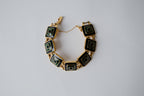 Vintage Black and Green Enamel bracelet&nbsp;