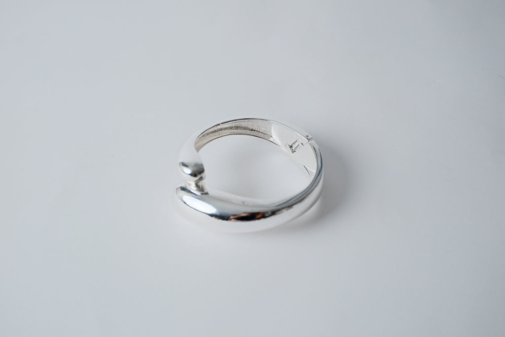 Bubble Drop Silver Cuff