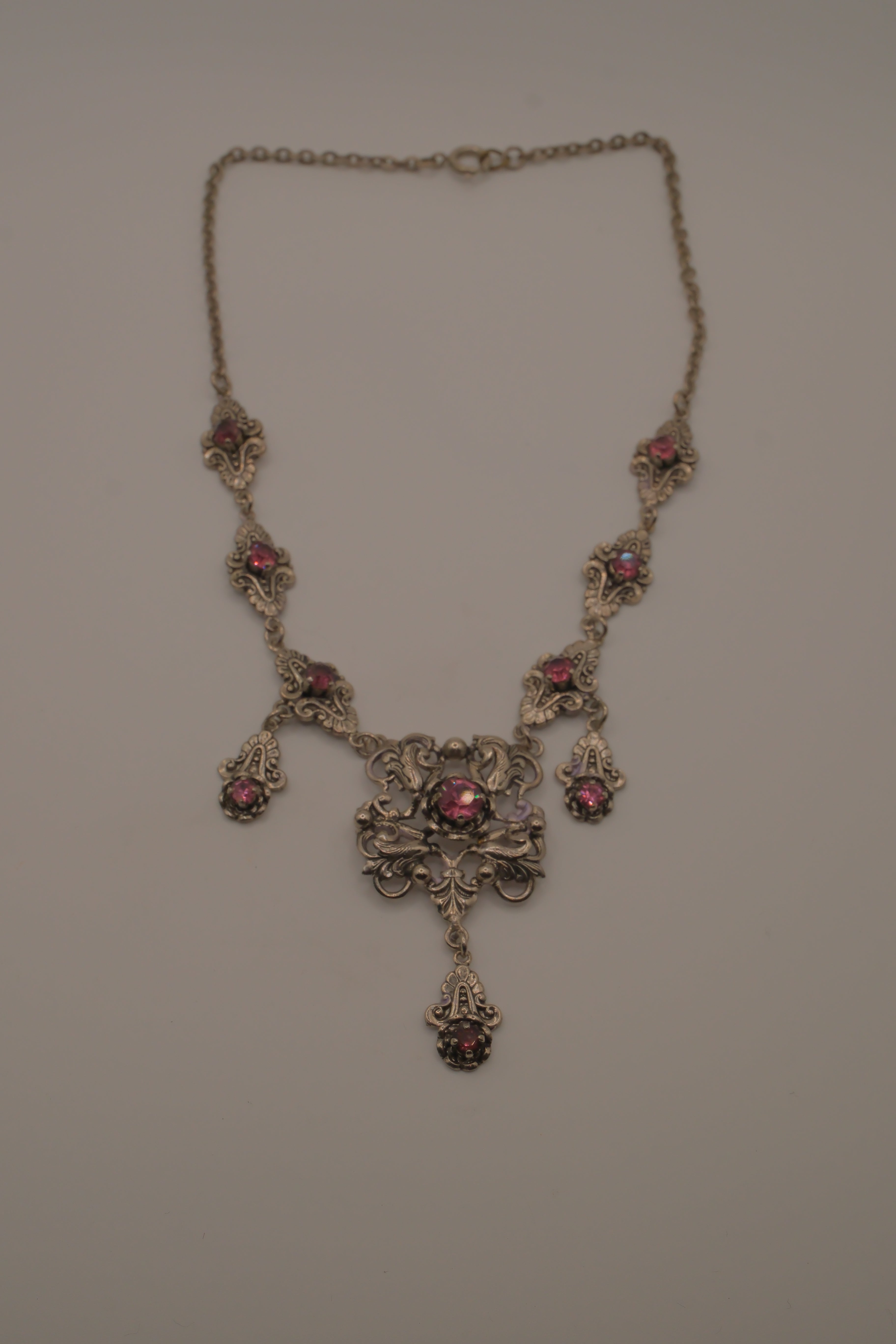 Antique Austro-Hungarian festoon necklace
