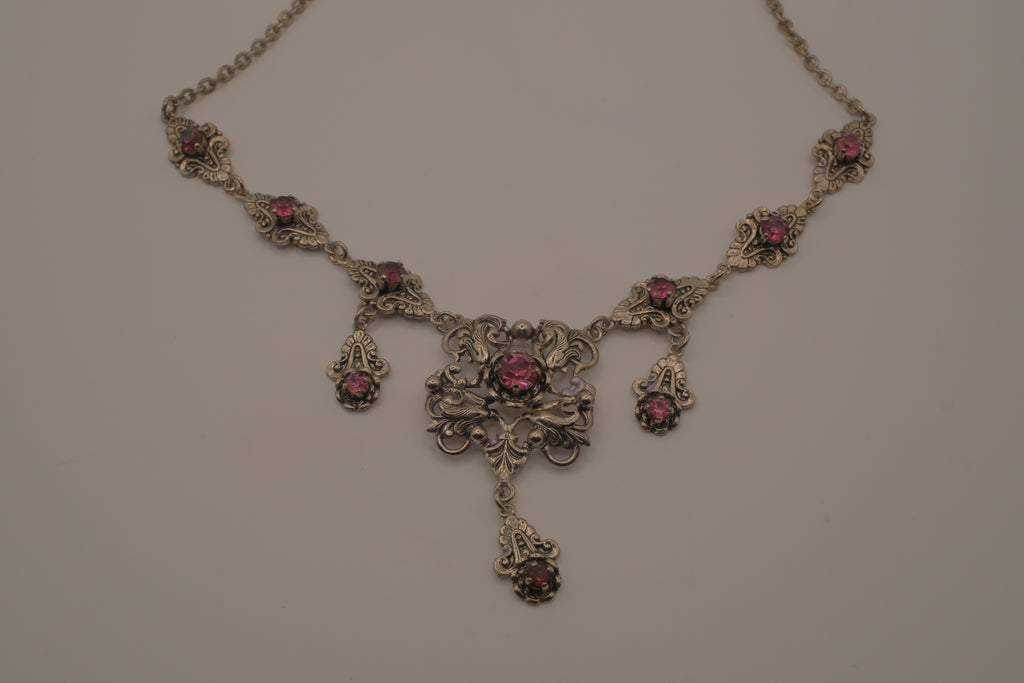 Antique Austro-Hungarian festoon necklace