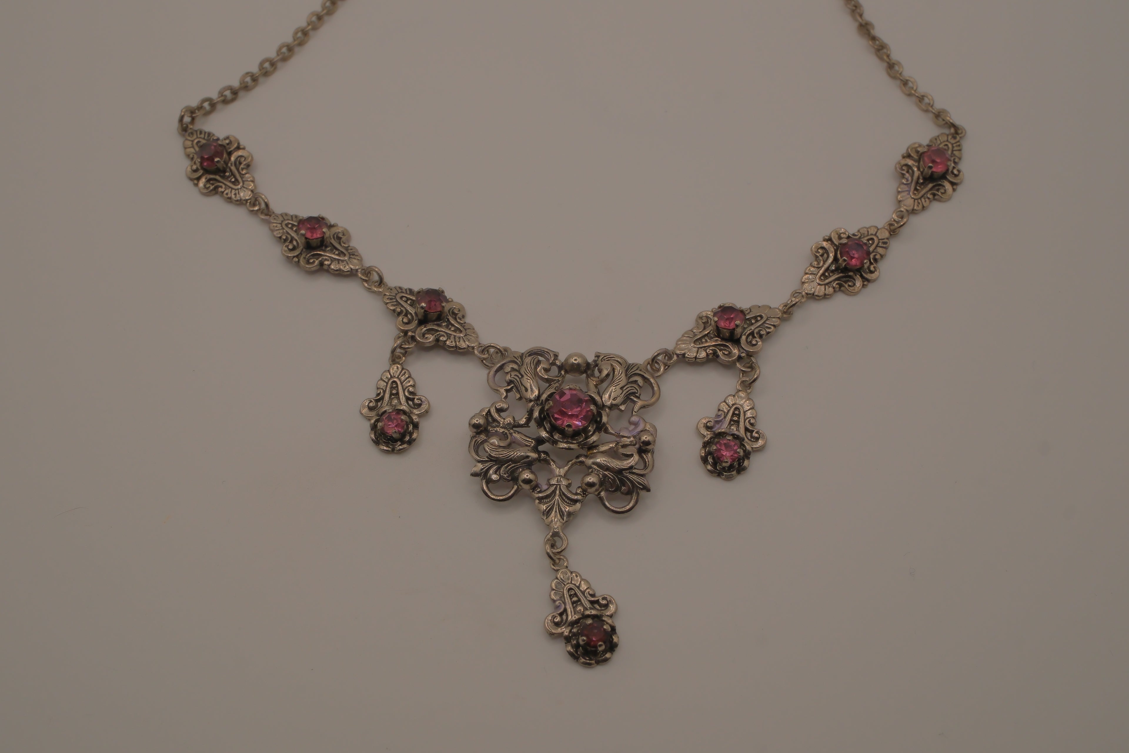 Antique Austro-Hungarian festoon necklace