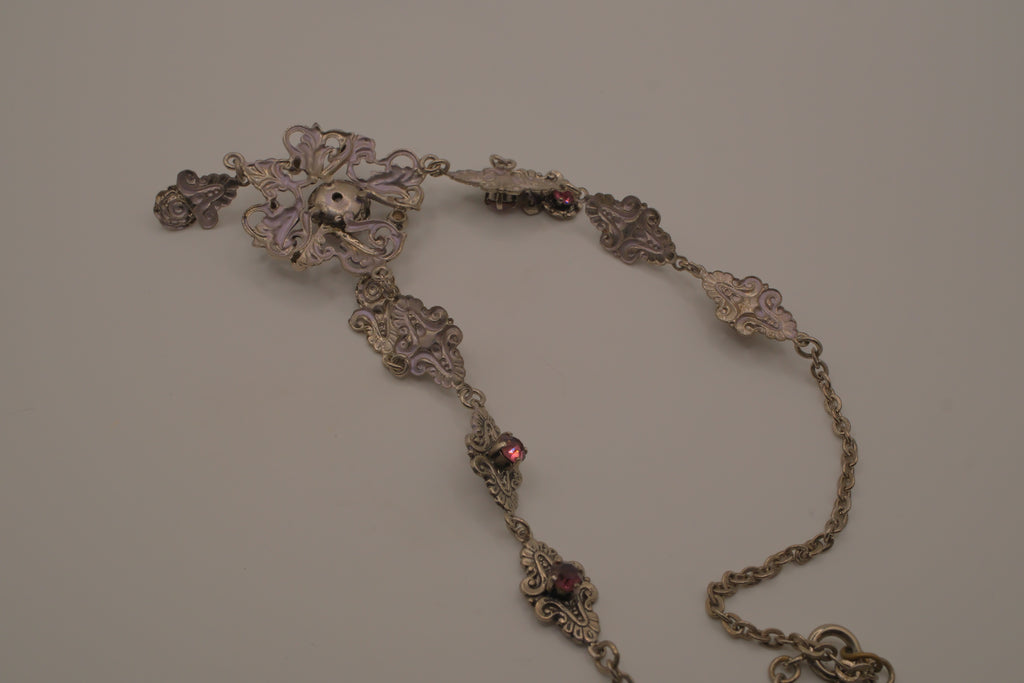 Antique Austro-Hungarian festoon necklace