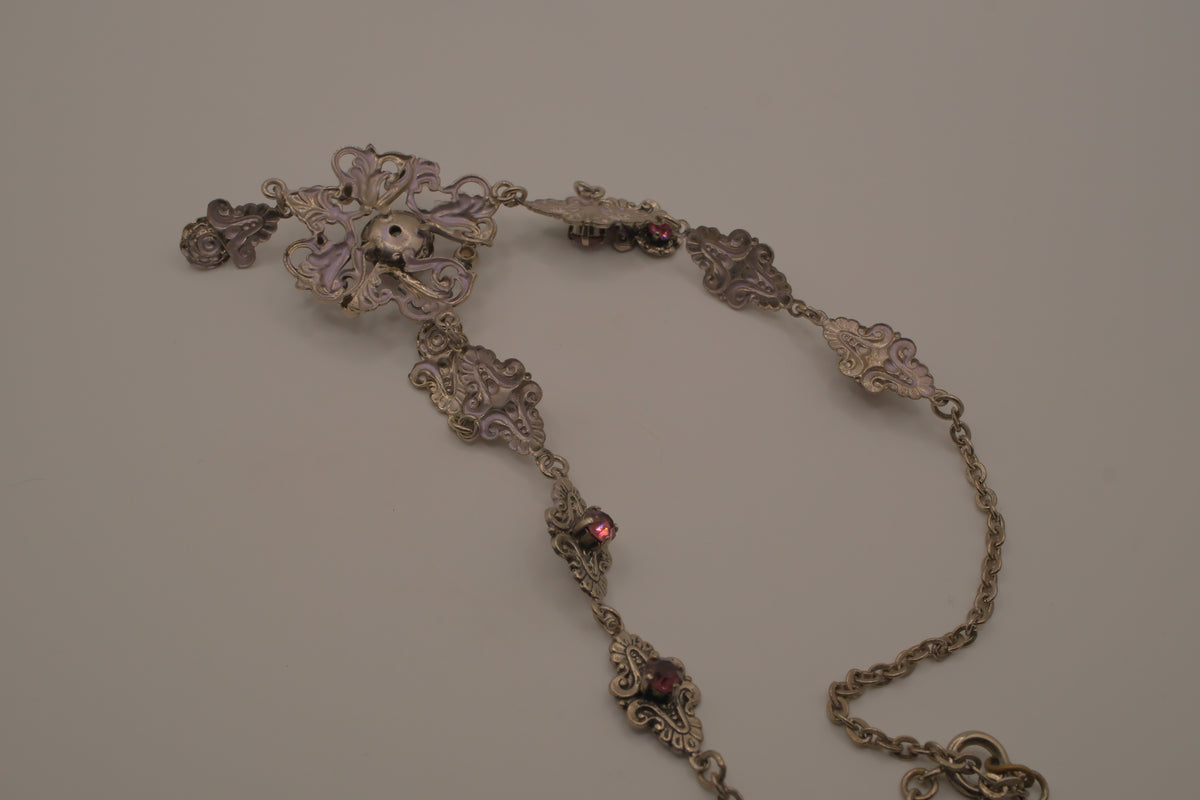 Antique Austro-Hungarian festoon necklace