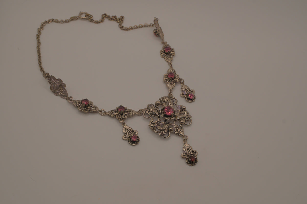 Antique Austro-Hungarian festoon necklace
