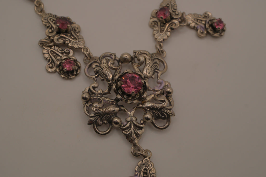 Antique Austro-Hungarian festoon necklace