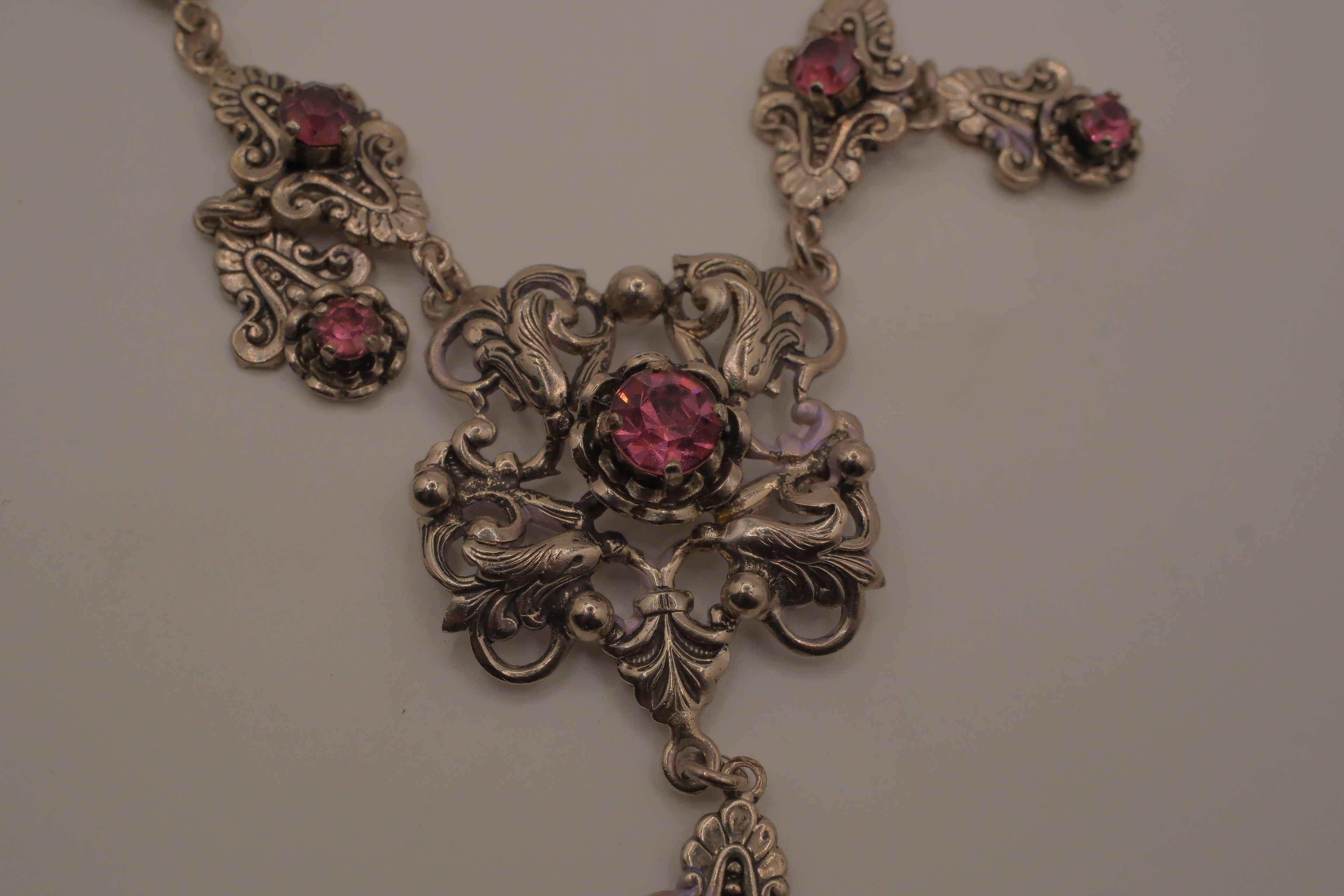 Antique Austro-Hungarian festoon necklace