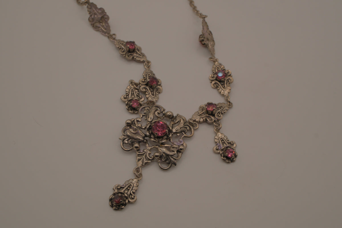 Antique Austro-Hungarian festoon necklace