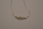 Vintage Avon silver-tone herringbone necklace