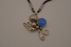 Vintage modernist Fork pendant necklace