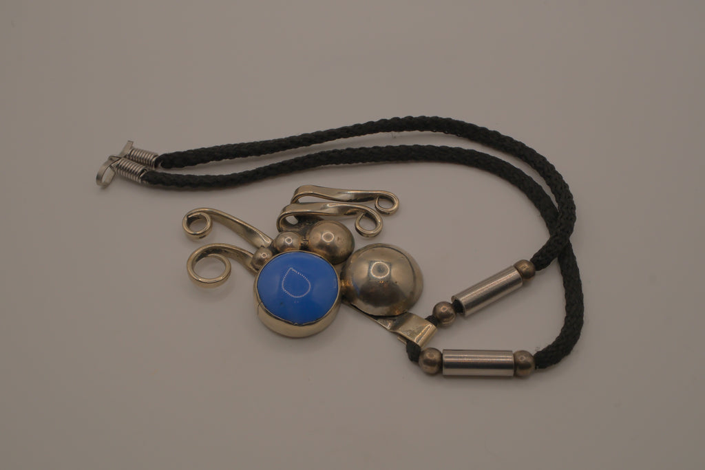 Vintage modernist Fork pendant necklace