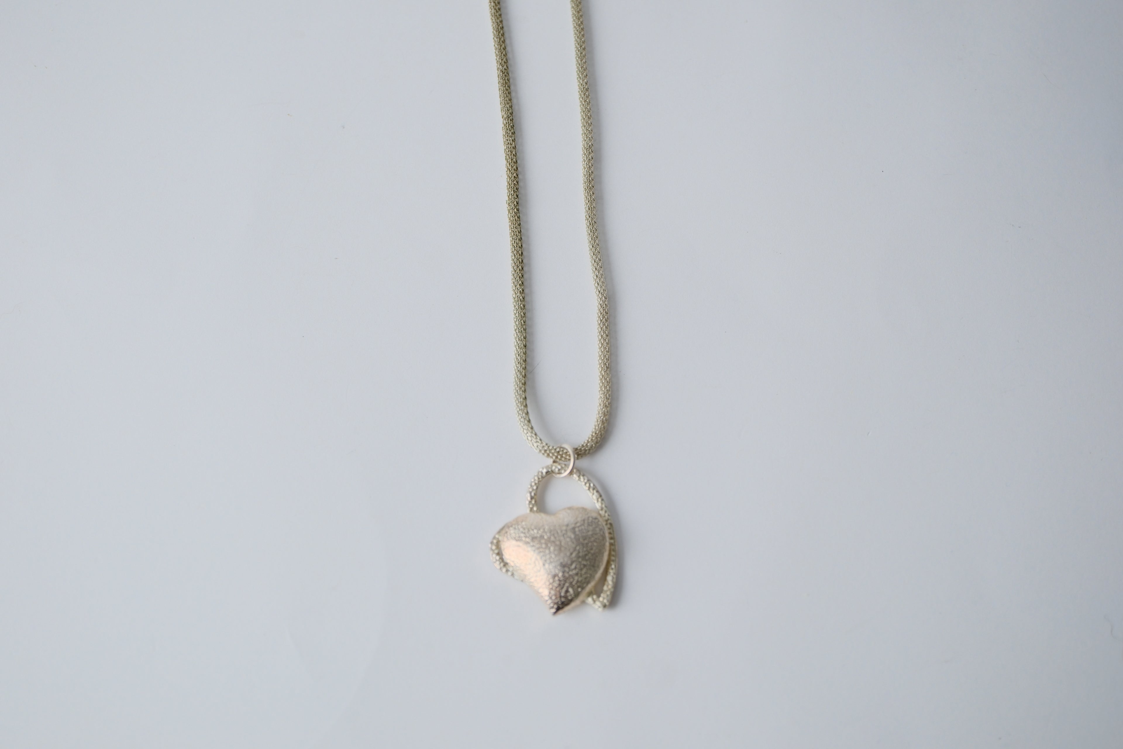 Sterling Silver Double Heart Necklace