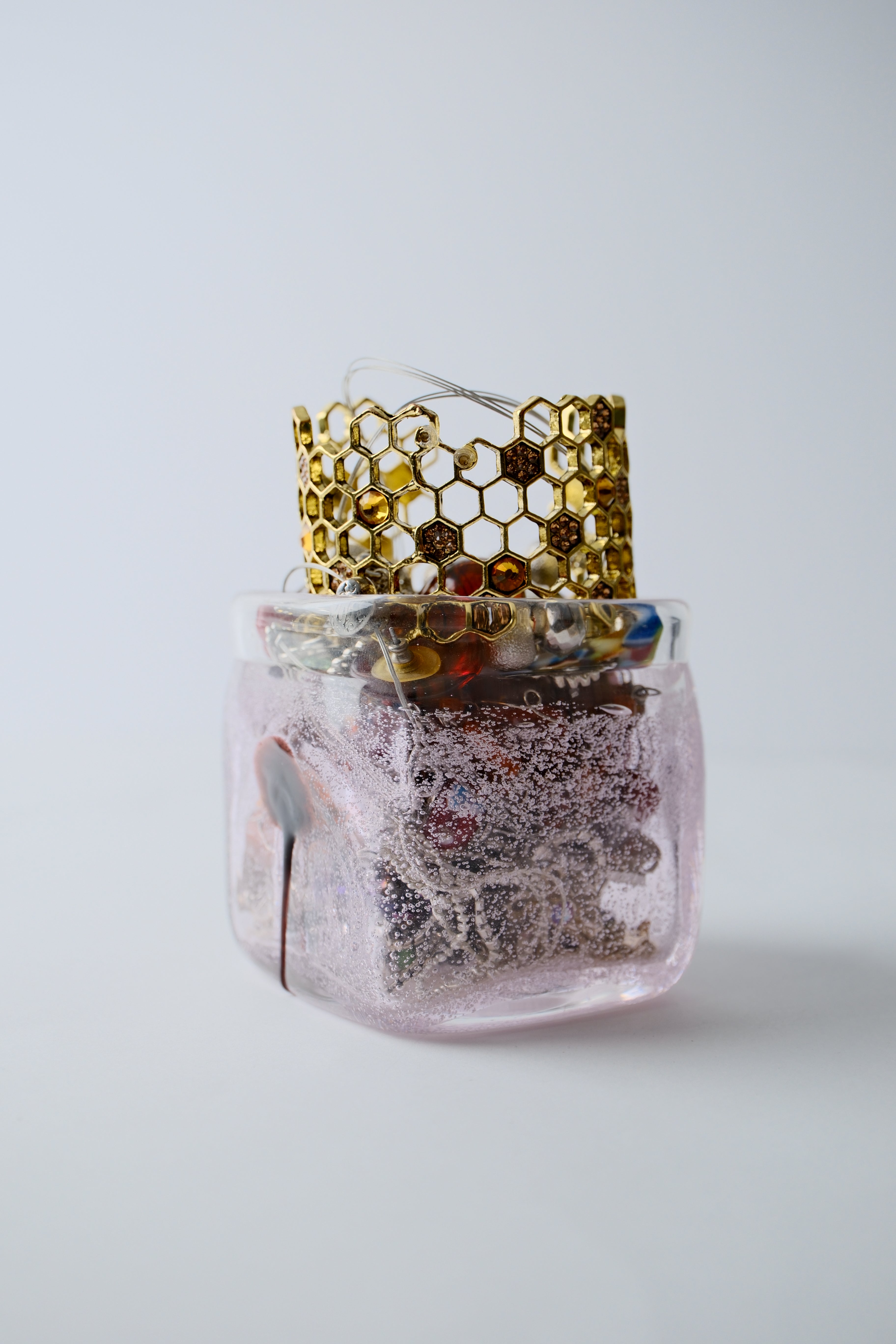 Whimsical themed mystery jewellery jar