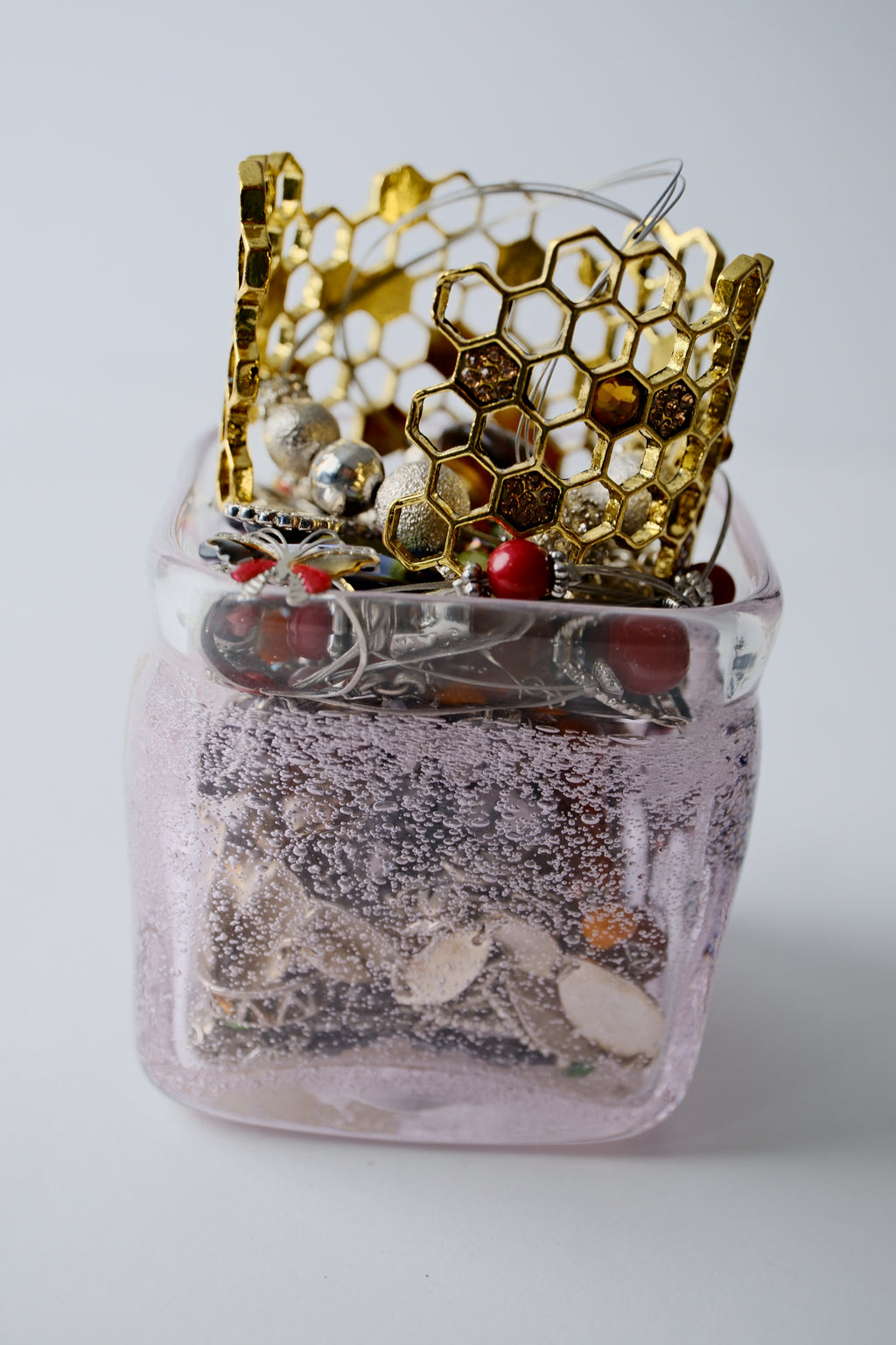 Whimsical themed mystery jewellery jar