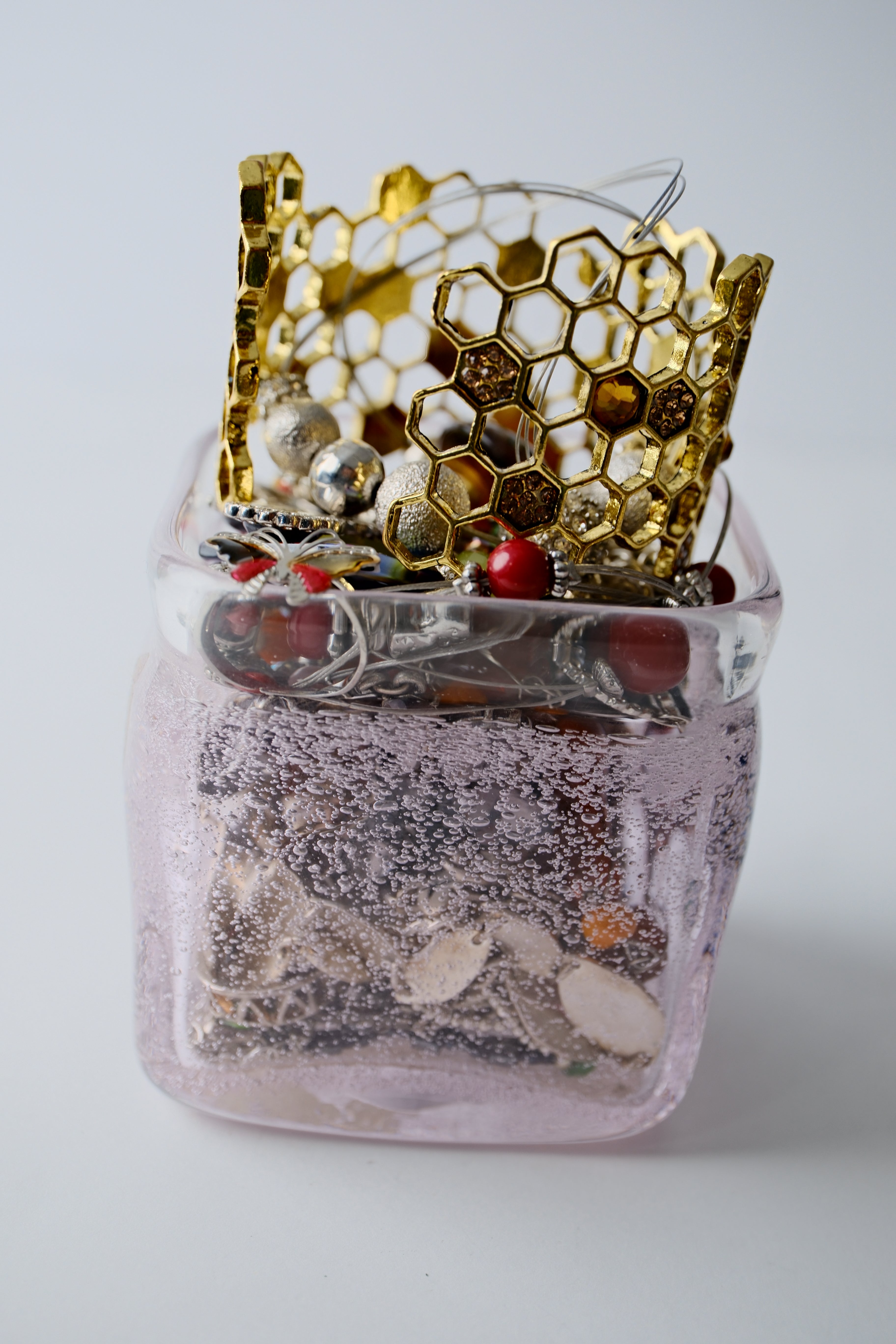 Whimsical themed mystery jewellery jar