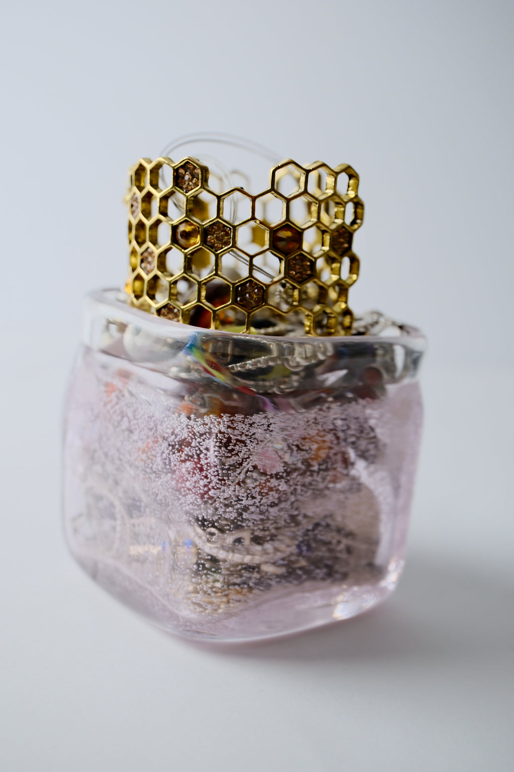 Whimsical themed mystery jewellery jar