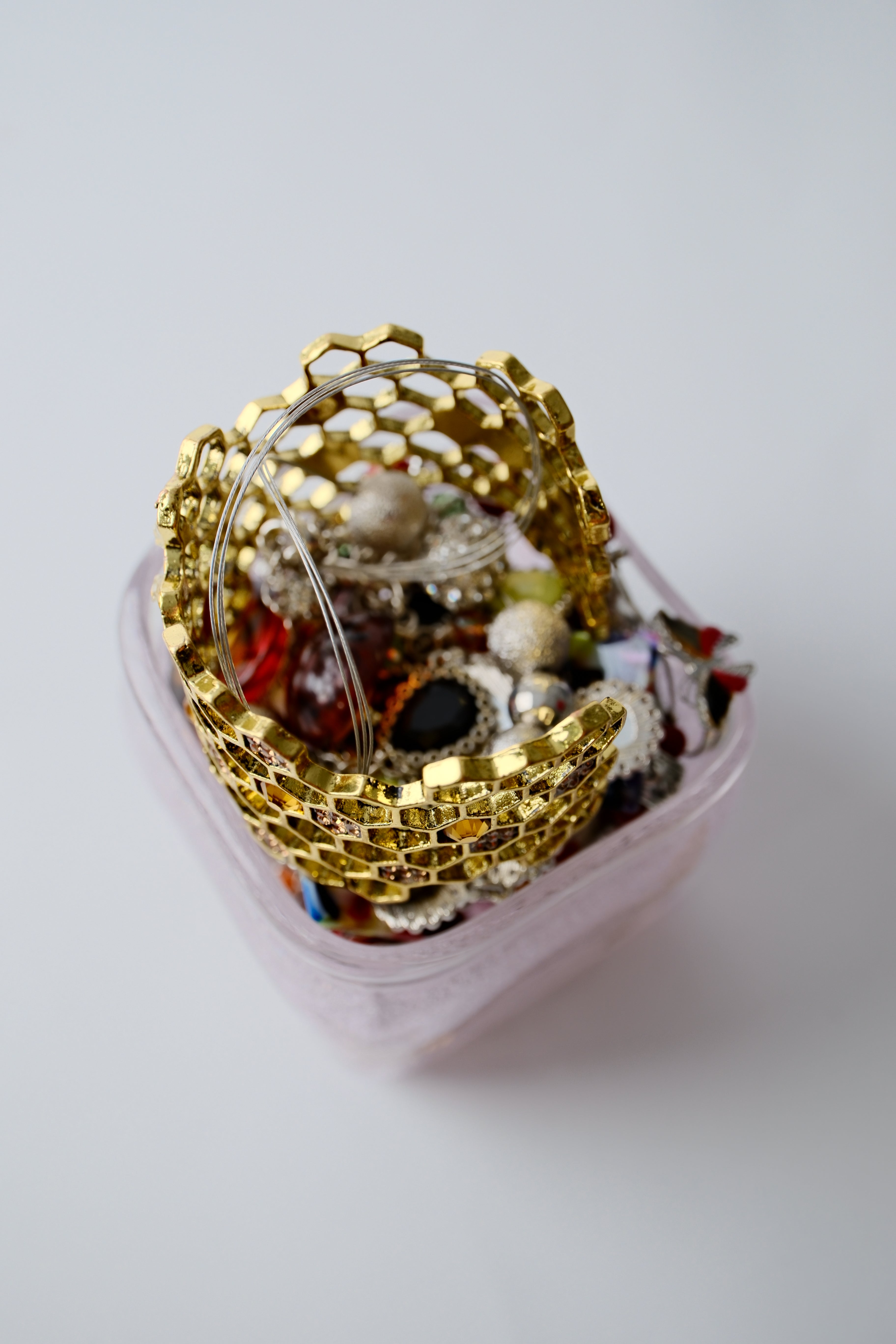 Whimsical themed mystery jewellery jar