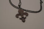 Fleur-de-lis pendant necklace