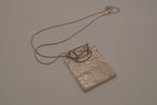 Nygard brutalist statement pendant necklace