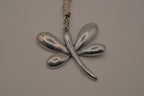 Dragonfly statement pendant necklace