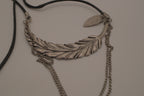 Nygard Bohemian-style layered feather necklace&nbsp;
