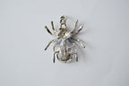 Blue Rhinestone Spider Pendant