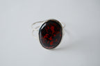 Vintage Red foil-backed Statement Cuff