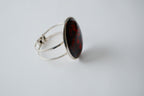 Vintage Red foil-backed Statement Cuff