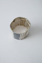 Vintage Black Enamel Stretch Bracelet